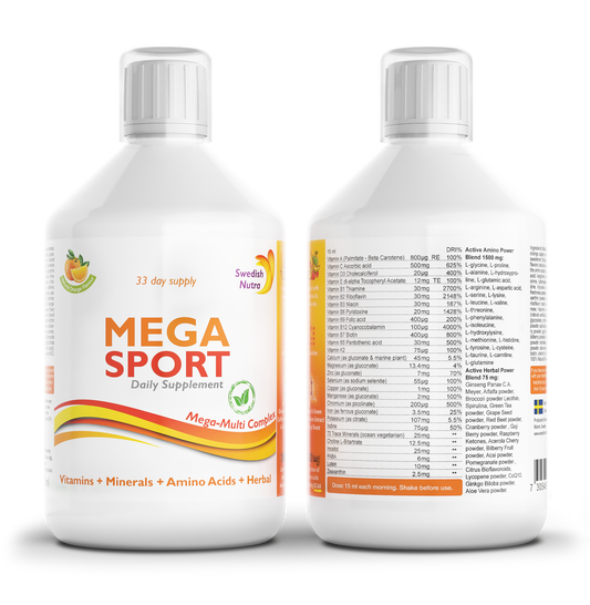 Öflugt fjölvítamín - Mega Sport Multivitamin